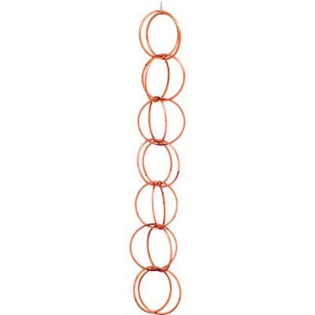 GOOD DIRECTIONS Good Directions Double Link Rain Chain, Polished Copper 464P-8